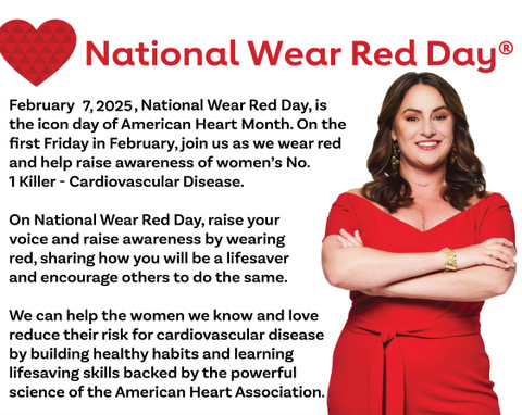 Wear Red Day 2025