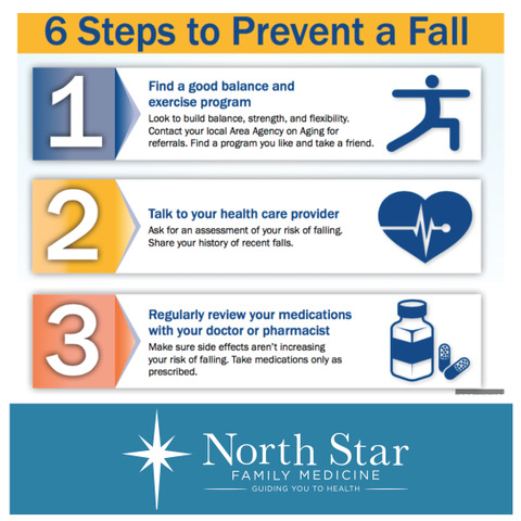 6 steps to prevent a fall