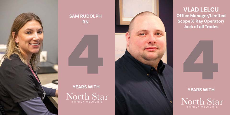 Happy 4 Year Anniversary to our Employees of the Year Sam and Vlad!