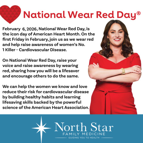 February 6: National Wear Red Day