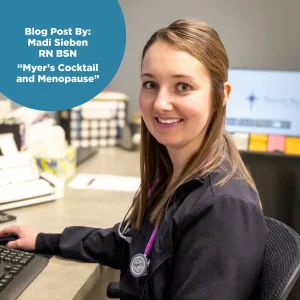 How Myer’s cocktail infusions could help menopause symptoms.